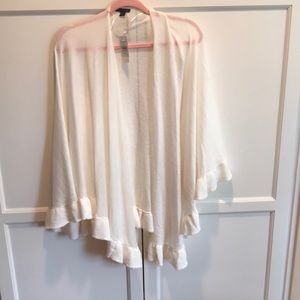 Ann Taylor Loft Shrug Ruffle